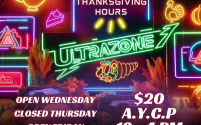 Thanksgiving Break Fun at Ultrazone Laser Tag in Fort Wayne, Indiana!